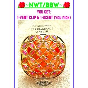 🔥CAR VENT AIR FRESHNER w/1 Scent ‼️You Choose‼️